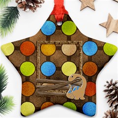 Dinosaur Star Ornament - Ornament (Star)