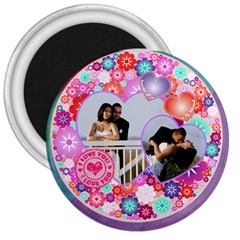 Romantic Hearts Magnet 2