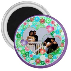 Romantic hearts magnet 4 - 3  Magnet