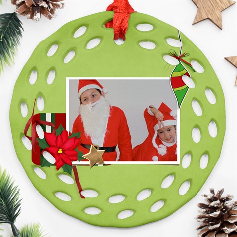 Round Filigree Ornament 2 By Jennyl Front