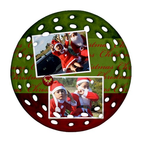 Round Filigree Ornament 3 By Jennyl Front