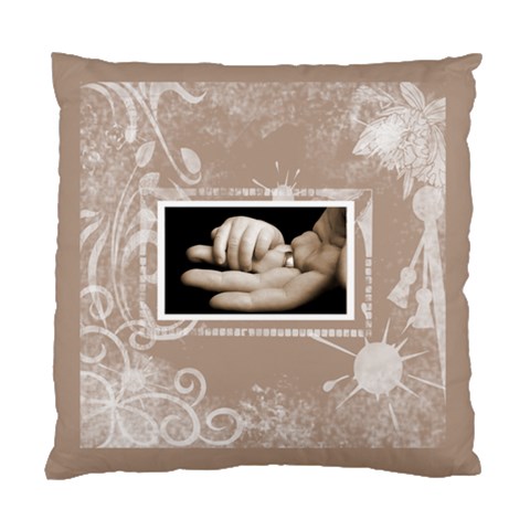 A Fathers Hand Double Sided Cushion By Catvinnat Back