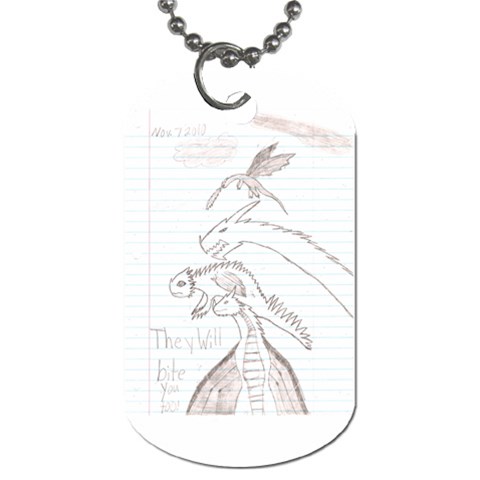 Jazz s Dog Tag #2 By R K  Felton Back