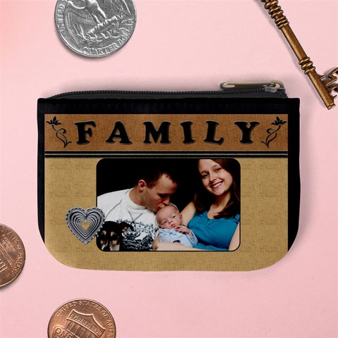 My Family Mini Coin Purse By Lil Back