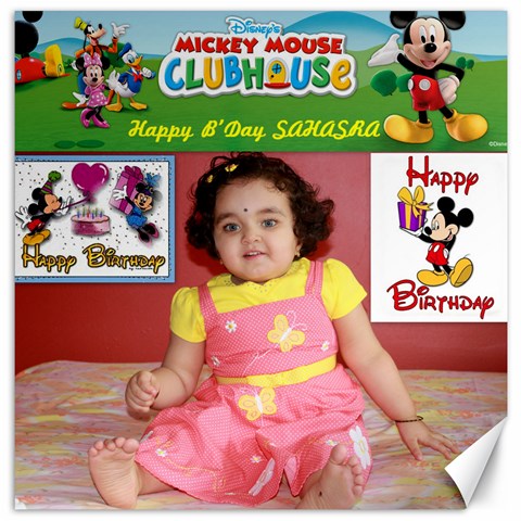 2nd Bday By Saha 15.2 x15.41  Canvas - 1