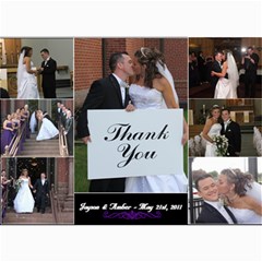 wedding Thanks You - 5  x 7  Photo Cards