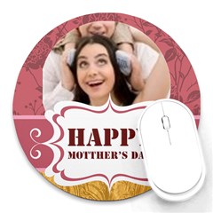 happy mothers day - Round Mousepad happy mothers day - Round Mousepad