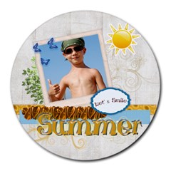 summer - Round Mousepad