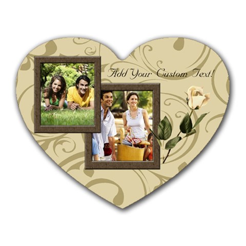 Cream Swirl Photo Mousepad By Angela Front