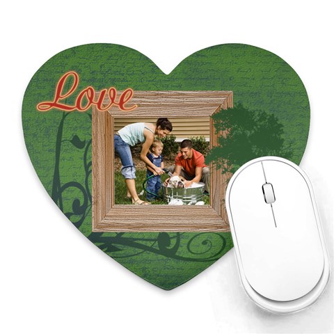 Green Tree Photo Mousepad By Angela Front