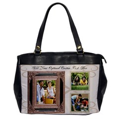 Cream Baroque Photo Bag - Oversize Office Handbag Cream Baroque Photo Bag - Oversize Office Handbag