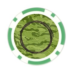 Camo- poker chip - Poker Chip Card Guard