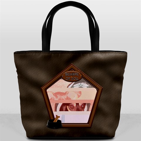 Love Me, Love My Dog Bucket Bag By Lil Back