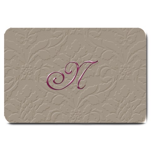 Initial Door Mat By Eleanor Norsworthy 30 x20  Door Mat