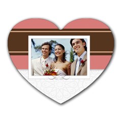 wedding - Heart Mousepad