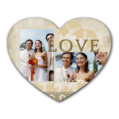 wedding - Heart Mousepad