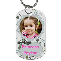 peyton - Dog Tag (One Side)