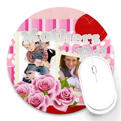 mothers day - Round Mousepad