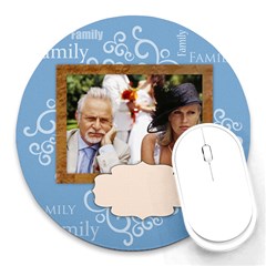 family - Round Mousepad