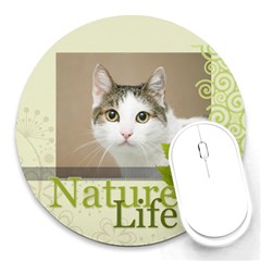 nature life - Round Mousepad