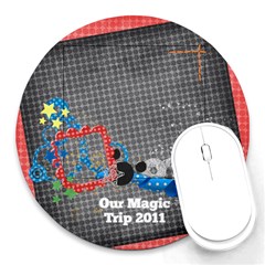 Magic Trip/vacation-round mousepad