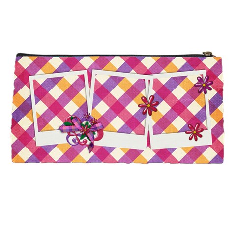 Plaid/flowers Back
