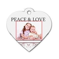 kids - Dog Tag Heart (One Side)