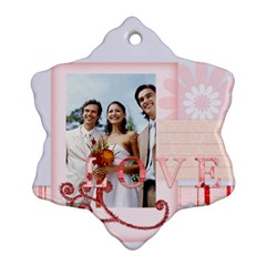 wedding - Ornament (Snowflake) wedding - Ornament (Snowflake)