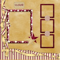 A Day to Celebrate 12x12 Scrapbook Page - ScrapBook Page 12  x 12 