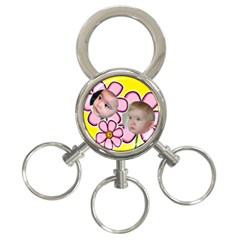 Flower Child Key chain - 3-Ring Key Chain