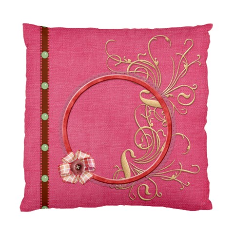 Sock Monkey Love 1 Sided Cushion 1 By Lisa Minor Front