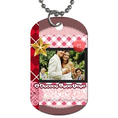 wedding - Dog Tag (One Side)