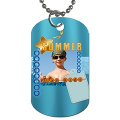 summer - Dog Tag (One Side)