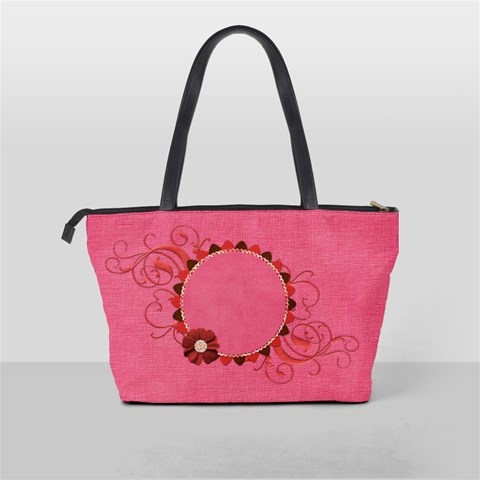 Sock Monkey Love Shoulder Bag 1 By Lisa Minor Back