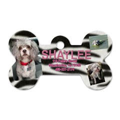 Shaylee Dog Tag - Dog Tag Bone (One Side)