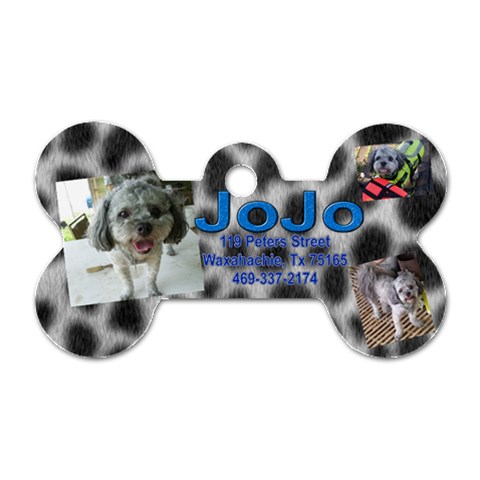 Jojo Dog Tag By April Front