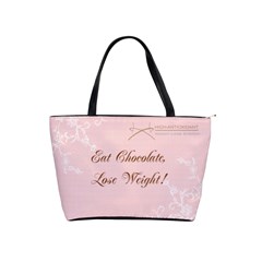 Healthy Chocolate Lge Pink Bag - Classic Shoulder Handbag