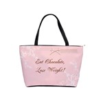 Healthy Chocolate Lge Pink Bag - Classic Shoulder Handbag