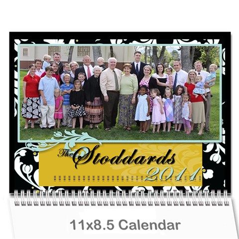 Stoddard Family Calendar By Natalie Cover