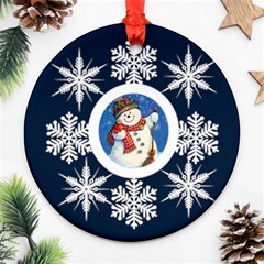 snowman1 - Ornament (Round)