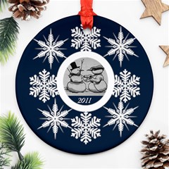 snowman10 - Ornament (Round)