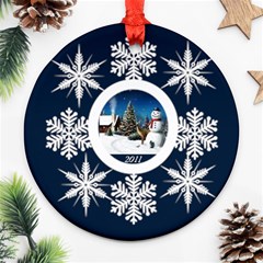 snowman11 - Ornament (Round)