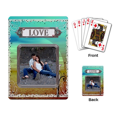 My Love Playing Cards By Lil Back