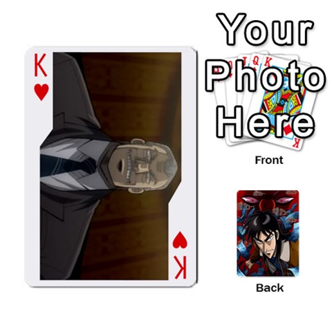 King Kaiji Deck By Andrew Jones Front - HeartK