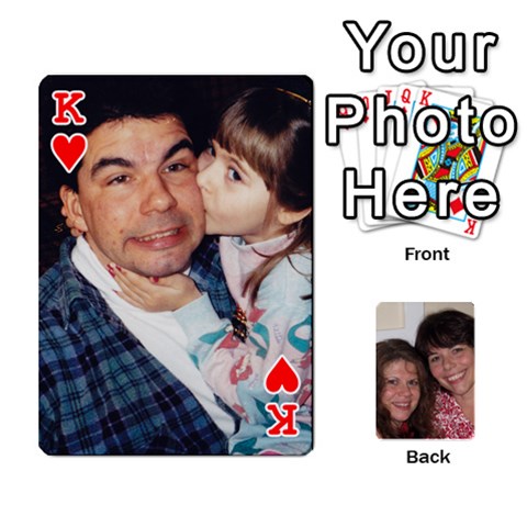 King Laura And Bill Front - HeartK