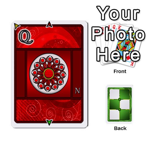 King Piecepack Standard Ace To King By Melody Front - SpadeK