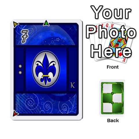 Piecepack Standard Ace To King By Melody Front - Heart8