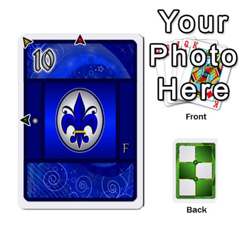 Jack Piecepack Standard Ace To King By Melody Front - HeartJ