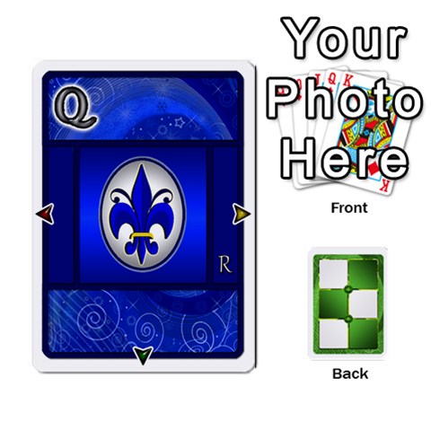 King Piecepack Standard Ace To King By Melody Front - HeartK