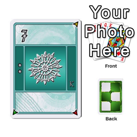 Piecepack Seasons Ace To King By Melody Front - Heart8